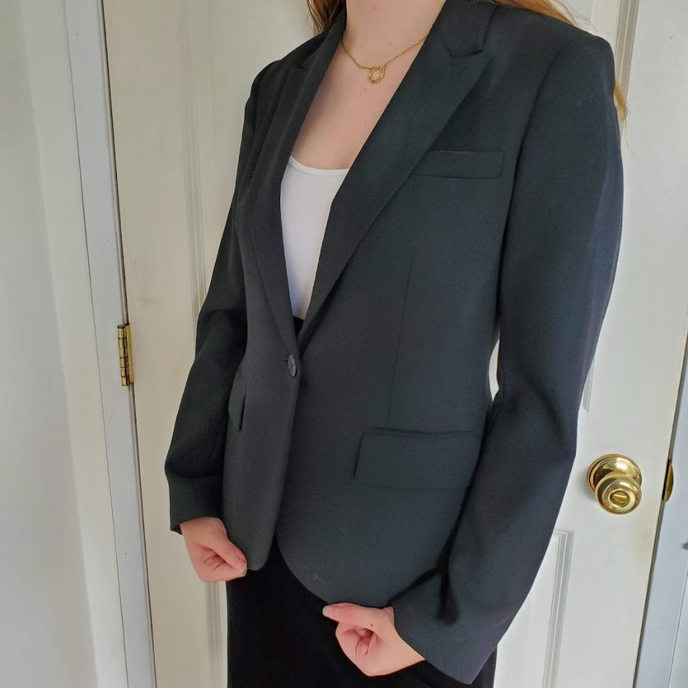⭐️J. Crew Black Wool Blazer⭐️ - Picture 3 of 11